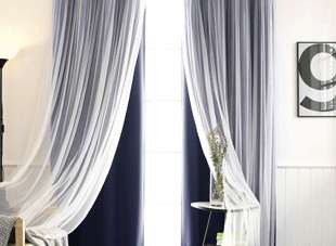 How to Layer Up With Voile Curtains